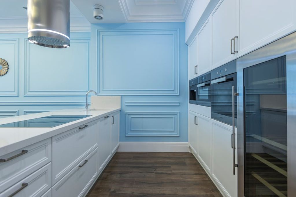luxury white kitchen